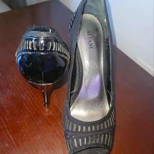 Alfani "Spitfire" leather upper heels